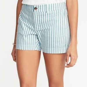 ✨ Old Navy Teal & White Striped Shorts